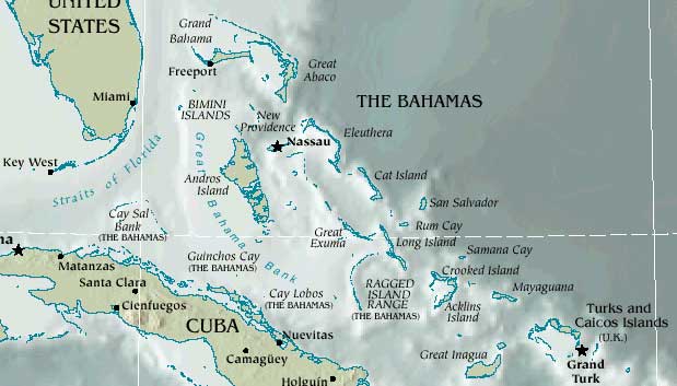 Northern Caribbean Map Montserrat